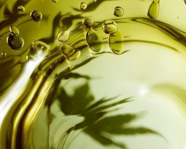 Close-up of oil droplets of DHM used within mm Multi Fuel.